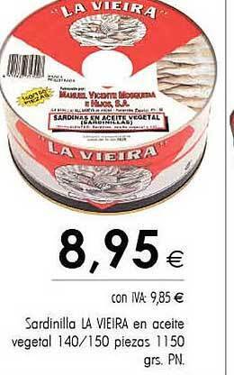 Cash Ifa Sardinilla la vieira en aceite vegetal oferta