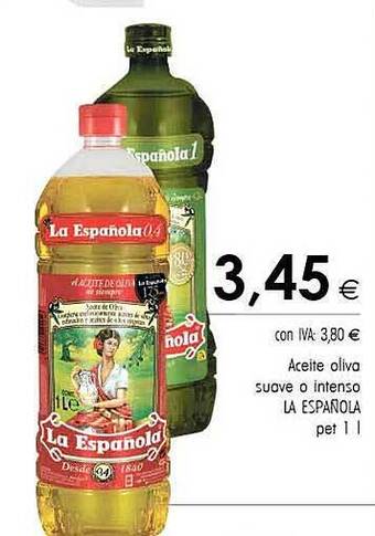 Cash Ifa Aceite oliva suave o intenso la española oferta
