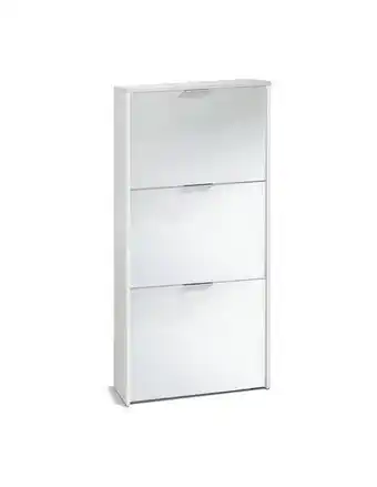 Zapatero 3 puertas blanco