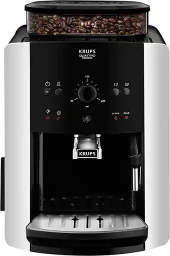 Amazon Krups - cafetera superautomática 1.7 litros de capacidad, 15 bares de presión, 260g capacidad café, 1450w potencia - negr... oferta