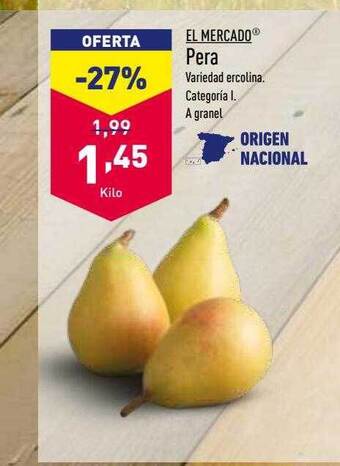 ALDI El mercado pera oferta