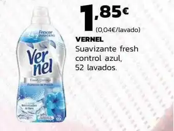 Supermercados Lupa Vernel suavizante fresh control azul oferta