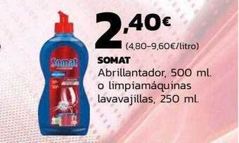 Supermercados Lupa Somat abrillantador o limpiamáquinas lavavajillas oferta