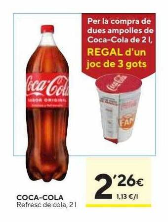 Caprabo Coca-cola oferta