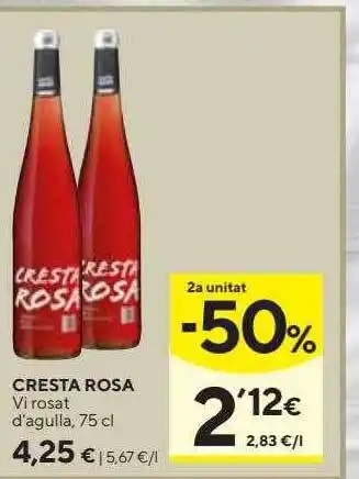 Caprabo Cresta rosa oferta