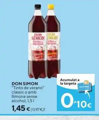 Caprabo Don simon oferta