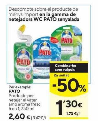 Caprabo Pato oferta