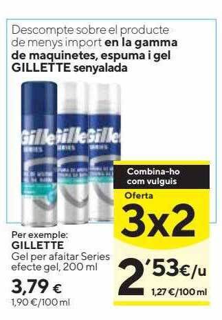 Caprabo Gillette oferta