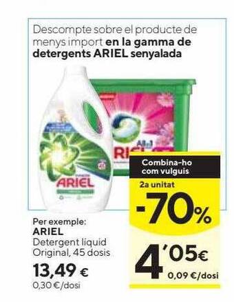 Caprabo Ariel oferta