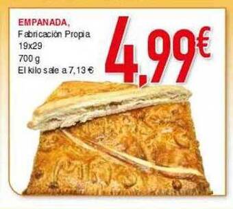 Masymas Empanada fabricación propia oferta