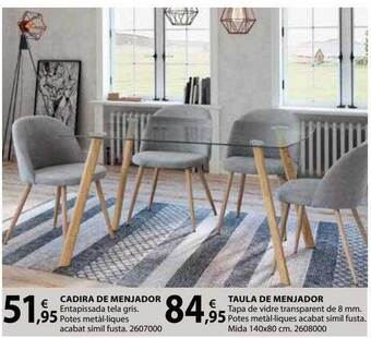 Cadira de menjador taula de menjador