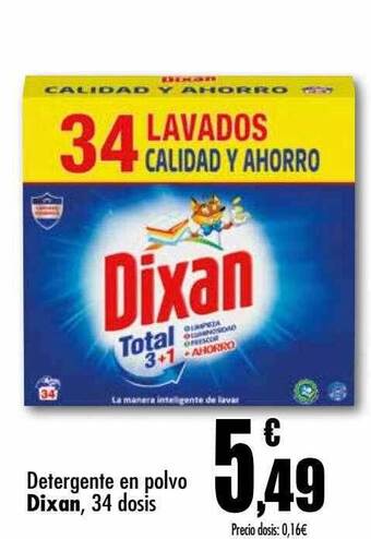 Unide Supermercados Detergente en polvo dixan oferta