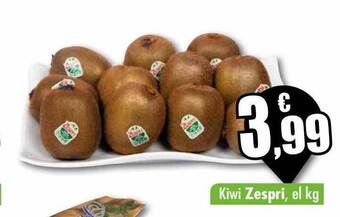 Unide Supermercados Kiwi zespri el kg oferta