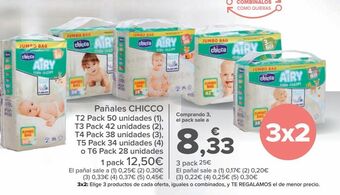Carrefour Pañales chicco oferta