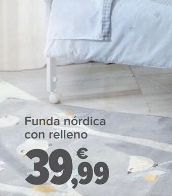 Carrefour Funda nórdica con relleno oferta