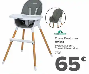 Carrefour Trona evolutiva avista bebé confort oferta