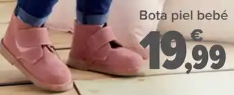 Carrefour Bota piel bebé oferta