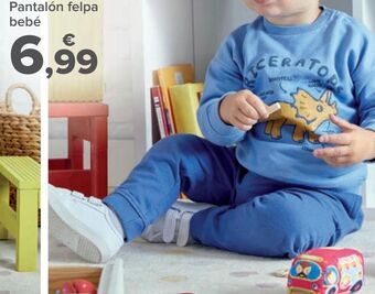 Carrefour Pantalón felpa bebé oferta