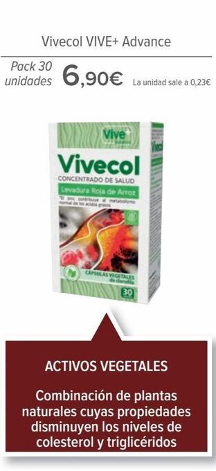 Carrefour Vivecol vive+ advance oferta