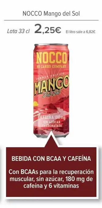 Carrefour Nocco mango del sol oferta