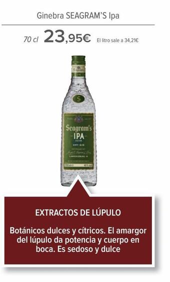 Carrefour Ginebra seagram's ipa oferta