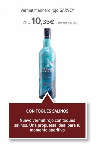 Carrefour Vermut marinero rojo garvey oferta