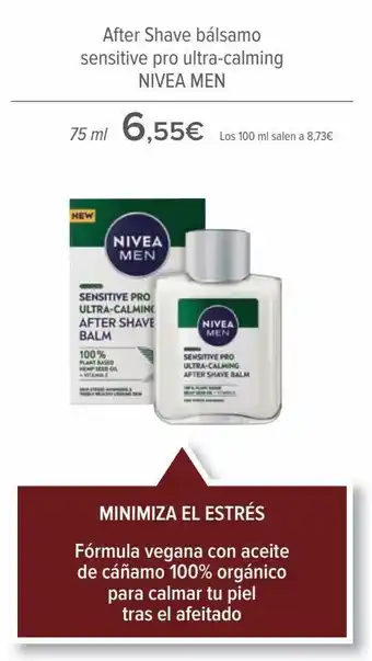 Carrefour After shave bálsamo sensitive pro ultra-calming nivea men oferta