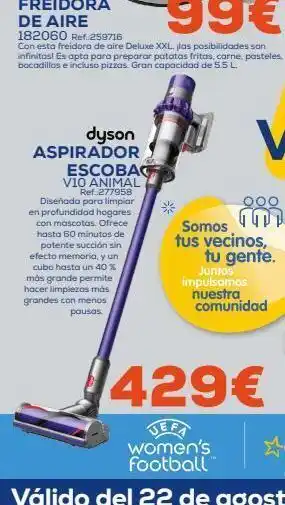 Tiendas Electrón Aspirador escoba dyson oferta