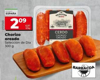Dia Supermercados Chorizo oreado selección de dia oferta