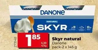 Dia Supermercados Skyr natural danone pack-2 oferta