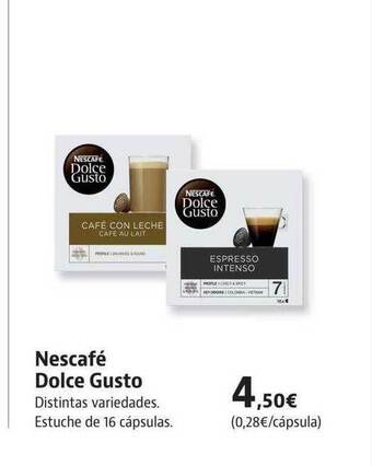 Supermercados Sánchez Romero Nescafé dolce gusto oferta