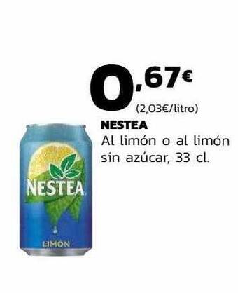 Supermercados Lupa Nestea al limón o al limón sin azúcar oferta