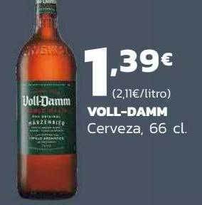 Supermercados Lupa Voll-damm cerveza oferta