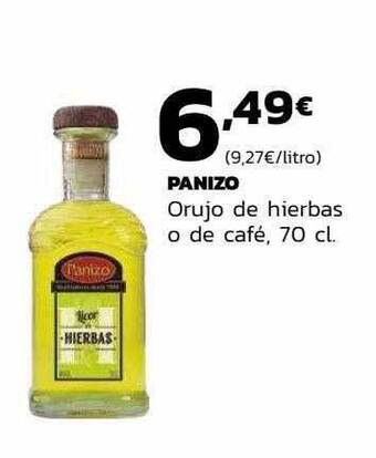 Supermercados Lupa Panizo orujo de hierbas o de café oferta