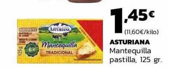 Supermercados Lupa Asturiana mantequilla pastilla oferta