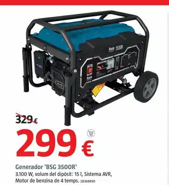 Bauhaus Generador 'bsg 3500r' oferta
