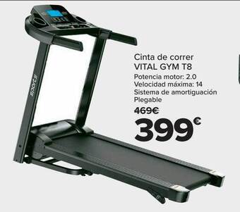 Carrefour Cinta de correr vital gym t8 oferta