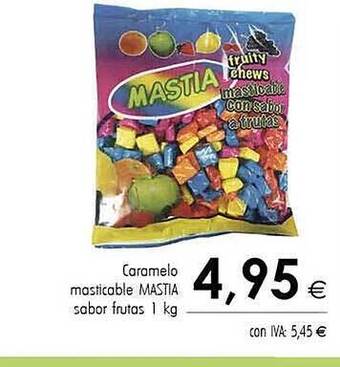 Cash Ifa Caramelo masticable mastia sabor frutas oferta