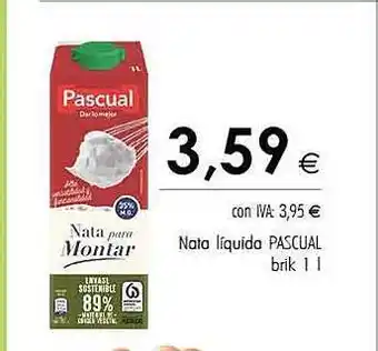 Cash Ifa Nata liquida pascual oferta