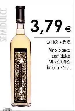 Cash Ifa Vino blanco semidulce impresiones oferta