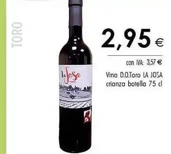 Cash Ifa Vino d.o.toro la josa crianza oferta