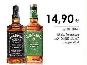 Cash Ifa Whisky tennessee jack daniles old n.7 o apple oferta