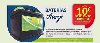 Aurgi Baterías aurgi oferta