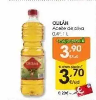Eroski Olilán aceite de oliva 0.4° oferta