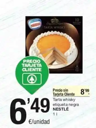 SPAR Tarta whisky nestlé oferta