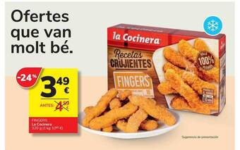 Supermercados Charter Fingers la cocinera oferta