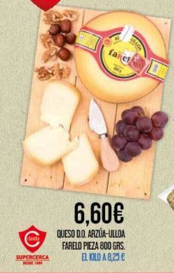 Claudio Queso d.o. arzúa-ulloa farelo pieza oferta