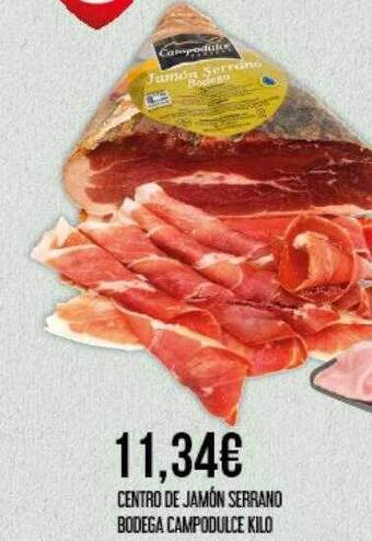Claudio Centro de jamón serrano bodega campodulce kilo oferta