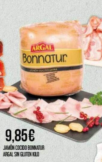 Claudio Jamón cocido bonnatur argal sin gluten kilo oferta