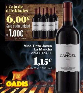 Gadis Vino tinto joven la mancha viña cancel oferta